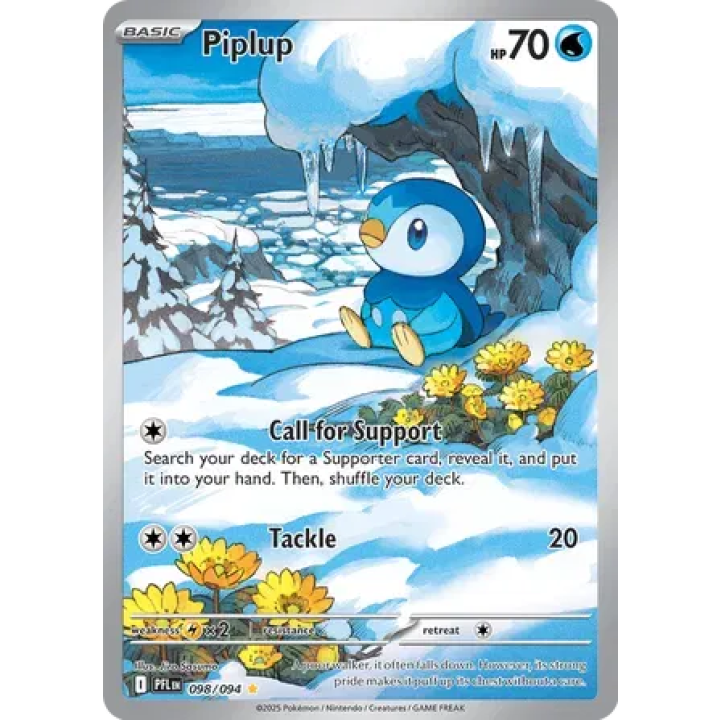 Piplup 098/094 - Phantasmal Flames - Holofoil