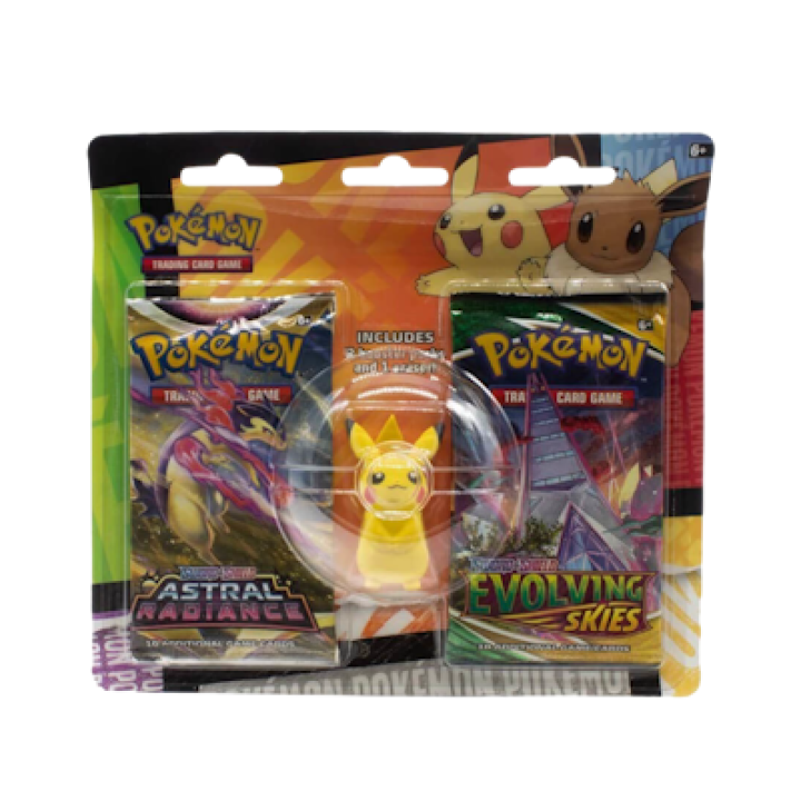 Pokémon Back to School: 2-Pack Blister - Pikachu Eraser