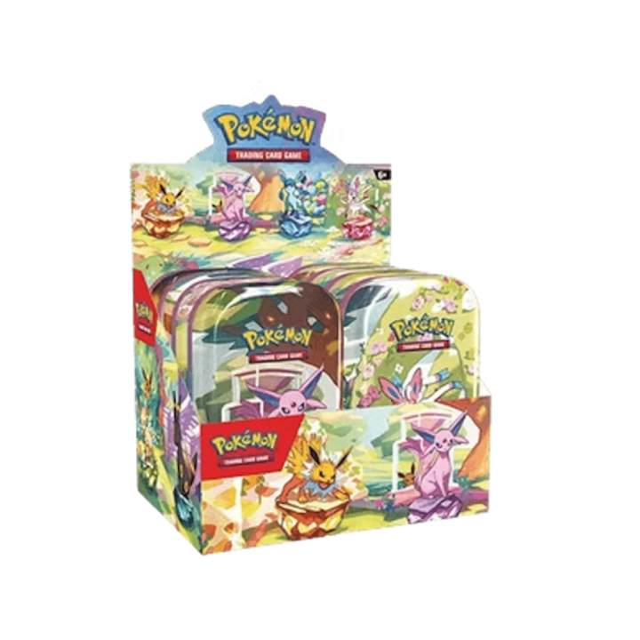 Pokémon Prismatic Evolutions: Mini Tin Display