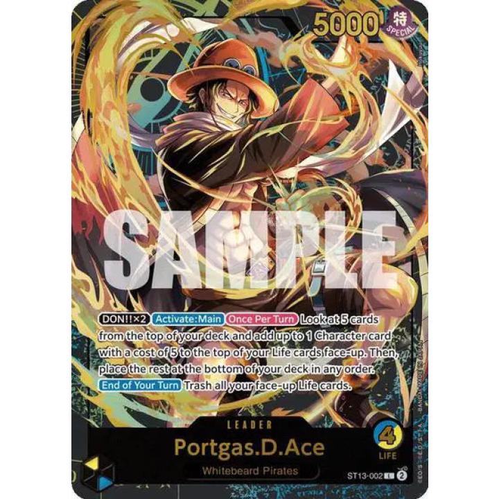 Portgas.D.Ace (Leader Collection) ST13-002 - Promotion Cards - Foil