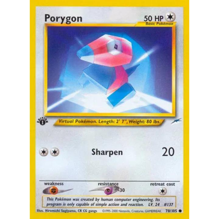 Porygon 78/105 - Neo Destiny (1st Edition) - Normal