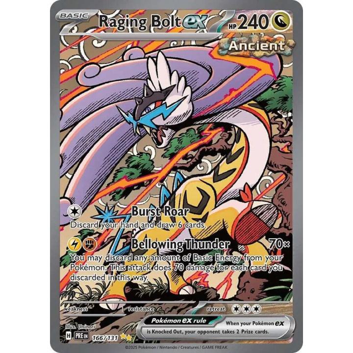Raging Bolt ex 166/131 - Prismatic Evolutions - Holofoil