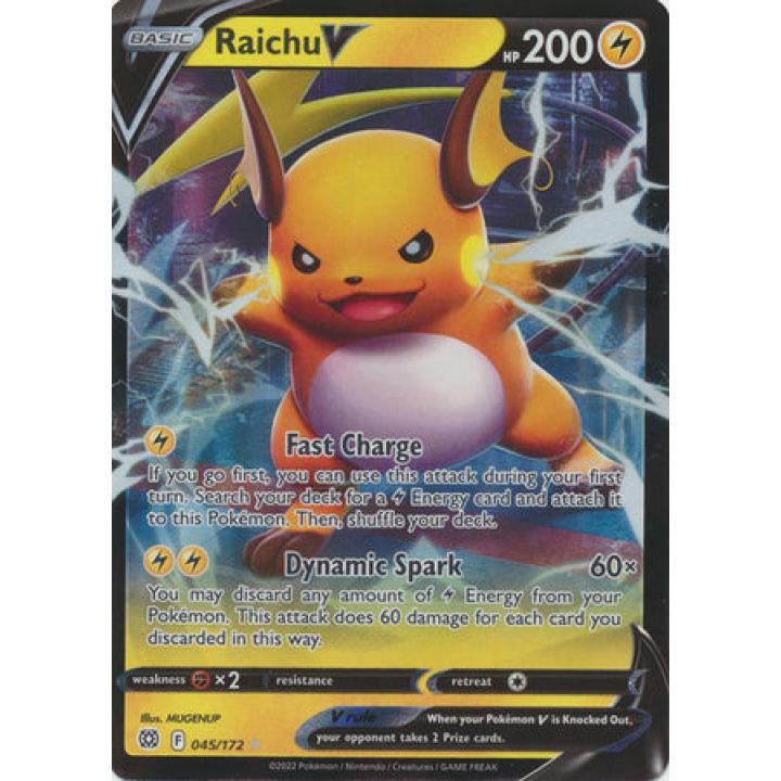 Raichu V 045/172 - Brilliant Stars - Holofoil