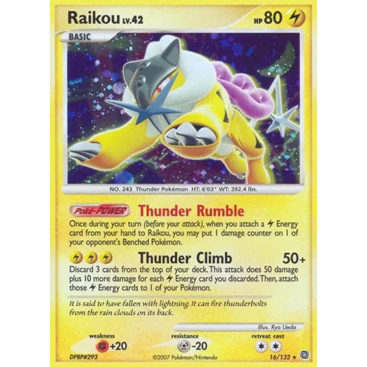 Raikou Lv.42 16/132 - Secret Wonders - Reverse Holofoil