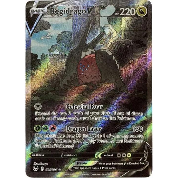 Regidrago V 184/195 - Silver Tempest - Holofoil