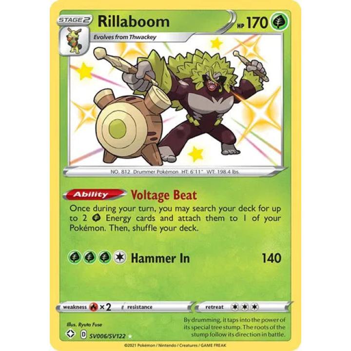 Rillaboom SV006/SV122 - Shining Fates: Shiny Vault - Holofoil