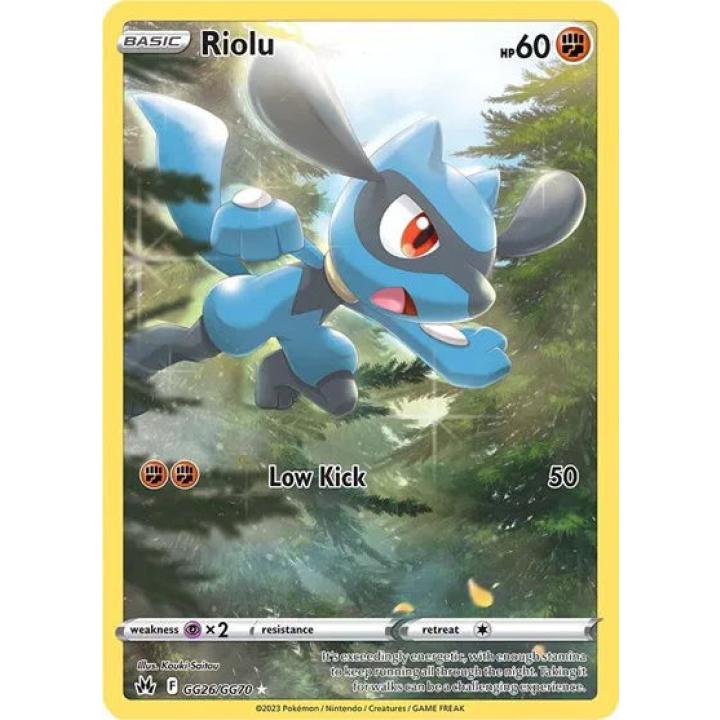 Riolu GG26/GG70 - Crown Zenith: Galarian Gallery - Holofoil