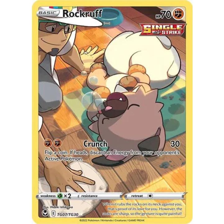 Rockruff TG07/TG30 - Silver Tempest Trainer Gallery - Holofoil