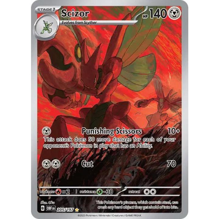 Scizor 205/197 - Obsidian Flames - Holofoil