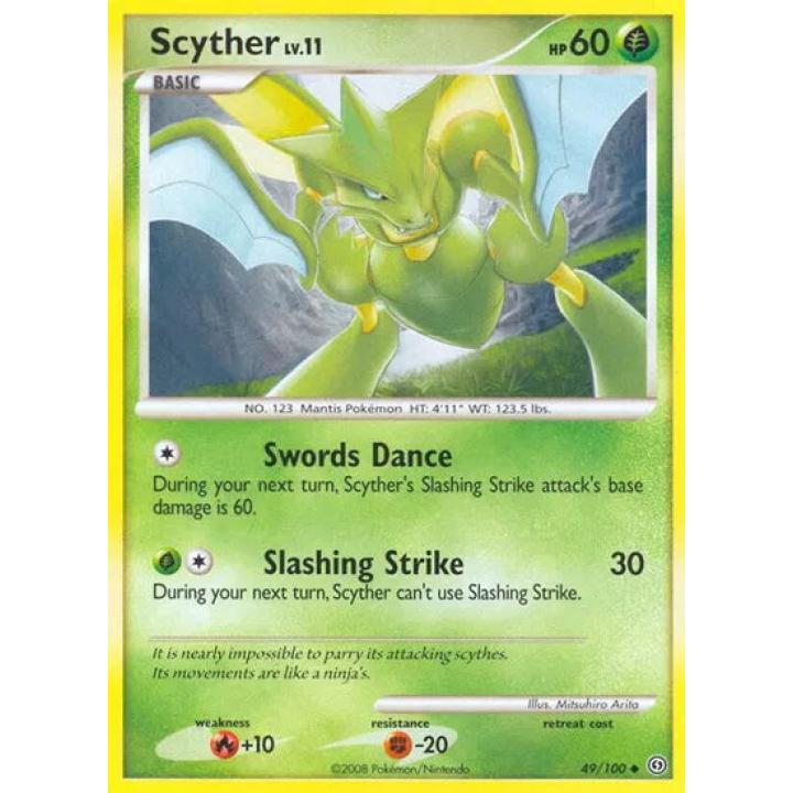 Scyther Lv.11 49/100 - Stormfront - Reverse Holofoil