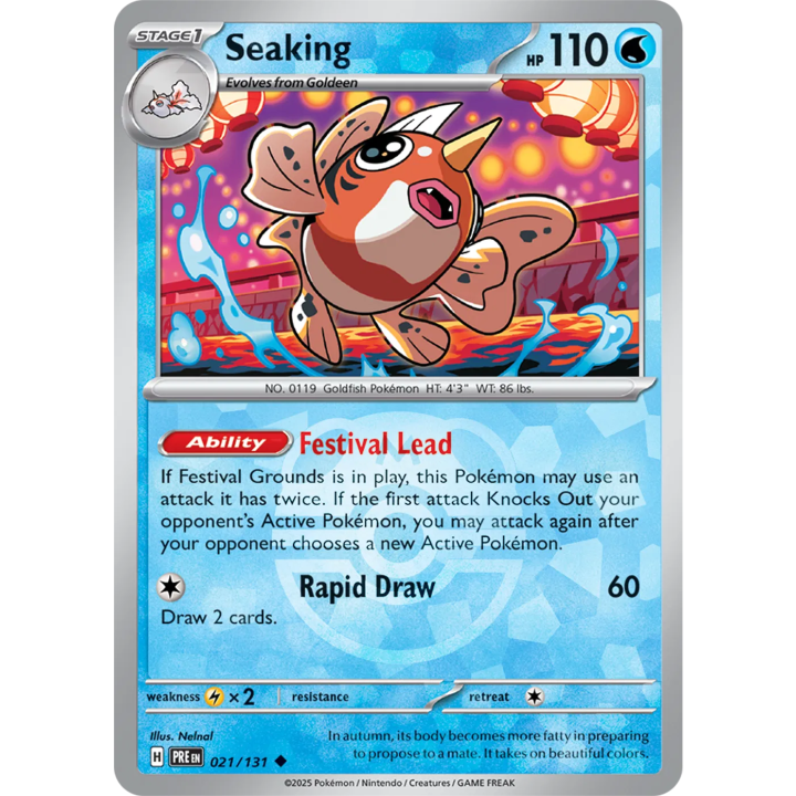 Seaking 021/131 - Prismatic Evolutions - Master Ball Pattern
