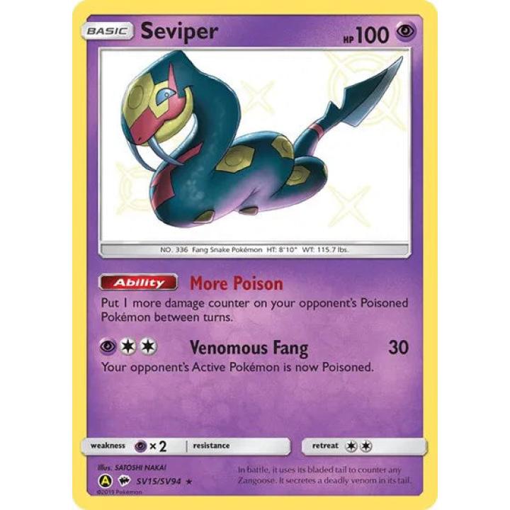 Seviper SV15/SV94 - Hidden Fates: Shiny Vault - Holofoil
