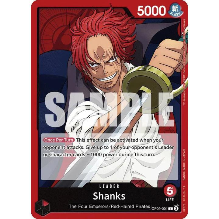 Shanks OP09-001 - Emperors in the New World - Normal