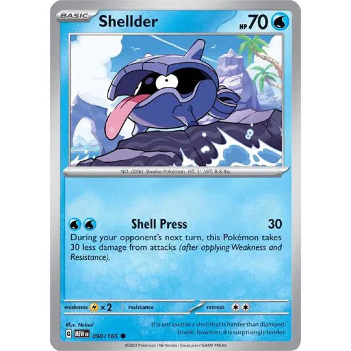 Shellder 090/165 - Scarlet & Violet 151 - Reverse Holofoil