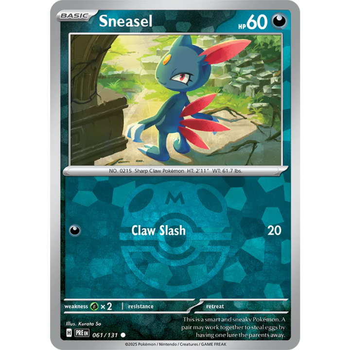 Sneasel 061/131 - Prismatic Evolutions - Master Ball Pattern