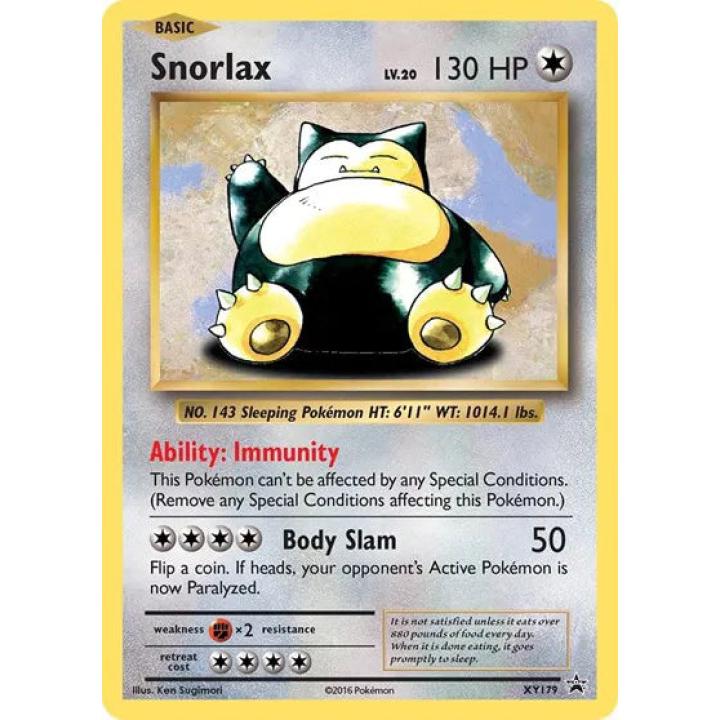 Snorlax XY179 - XY Promos - Holofoil