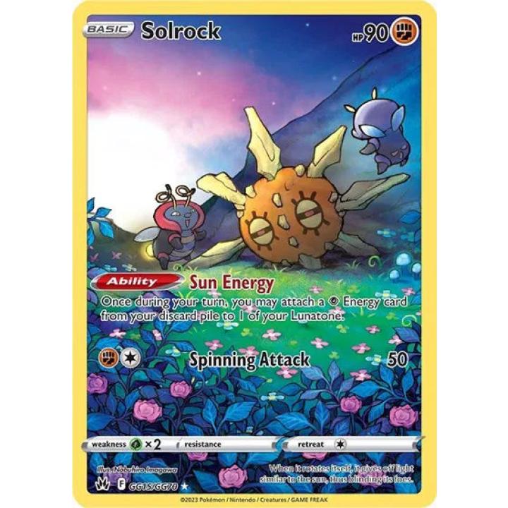 Solrock GG15/GG70 - Crown Zenith: Galarian Gallery - Holofoil
