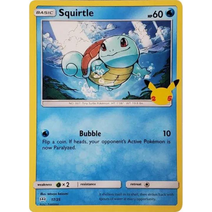 Squirtle 17/25 - McDonald's 25th Anniversary Promos - Normal