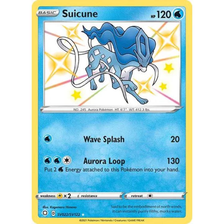 Suicune SV022/SV122 - Shining Fates: Shiny Vault - Holofoil