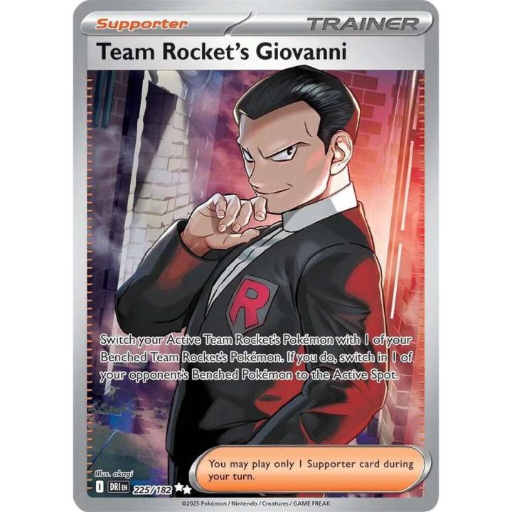 Team Rocket's Giovanni 225/182 - Destined Rivals - Holofoil
