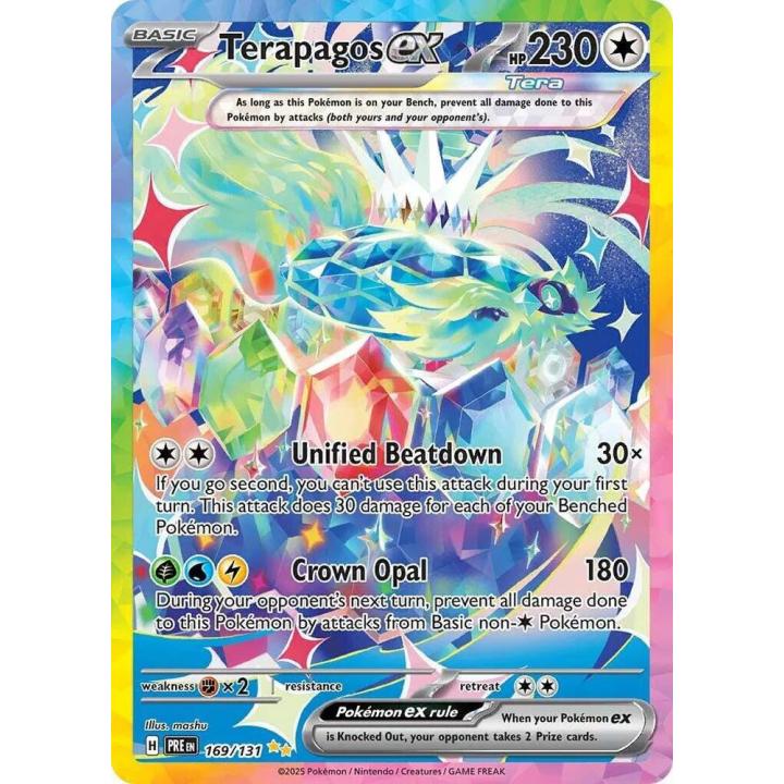 Terapagos ex 169/131 - Prismatic Evolutions - Holofoil