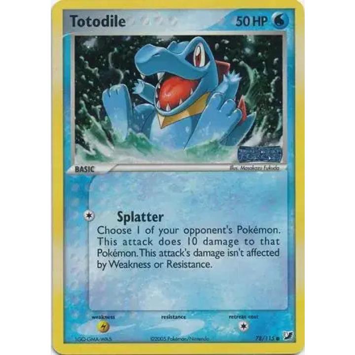 Totodile 78/115 - EX Unseen Forces - Reverse Holofoil