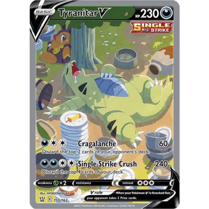 Tyranitar V 155/163 - Battle Styles - Holofoil