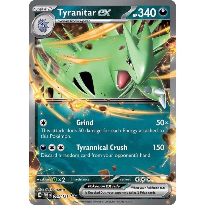 Tyranitar ex 064/131 - Prismatic Evolutions - Holofoil