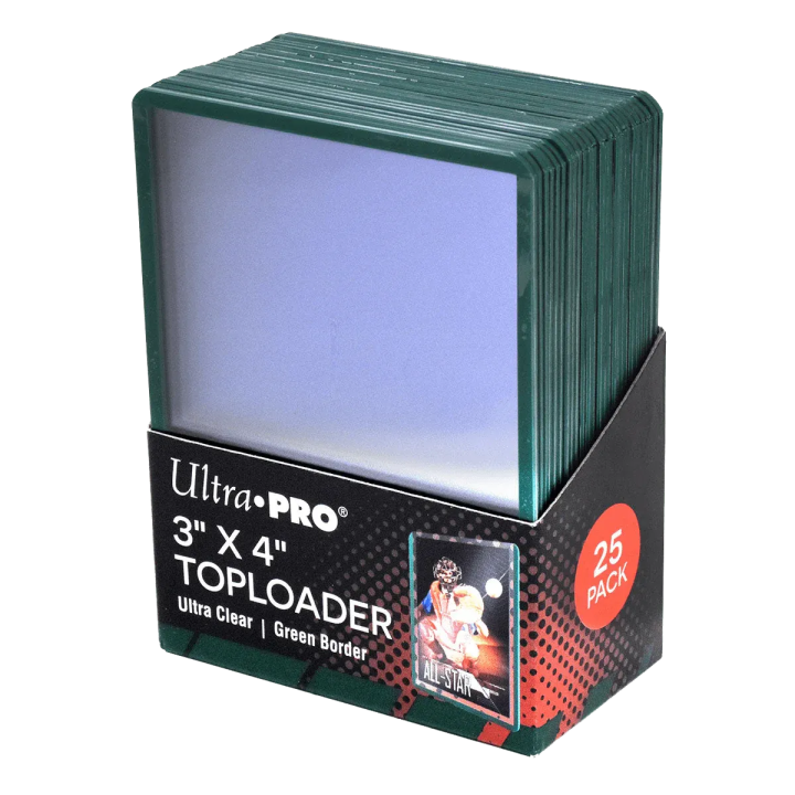 Ultra Pro - Regular Toploader (25 stuks) - Groen