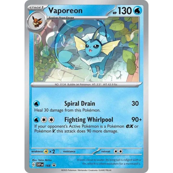 Vaporeon 168 - Scarlet & Violet Promo - Cosmos Holo