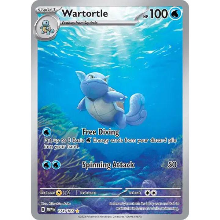 Wartortle 171/165 - Scarlet & Violet 151 - Holofoil
