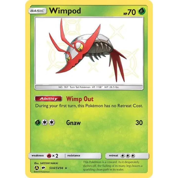 Wimpod SV4/SV94 - Hidden Fates: Shiny Vault - Holofoil
