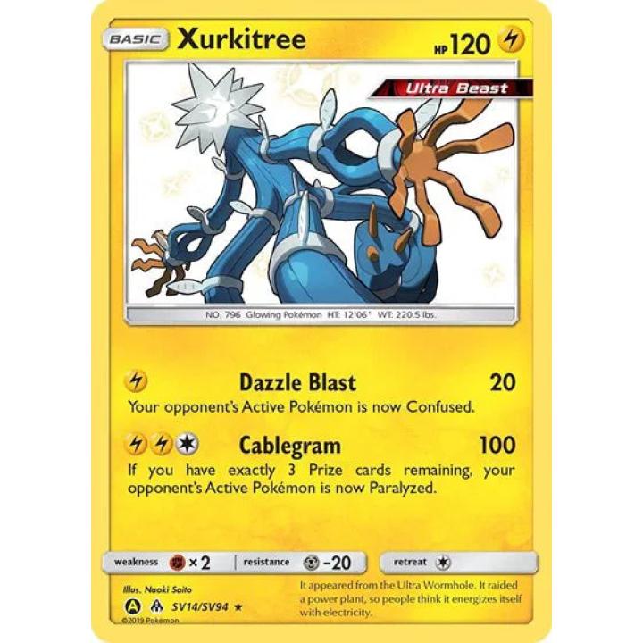 Xurkitree SV14/SV94 - Hidden Fates: Shiny Vault - Holofoil