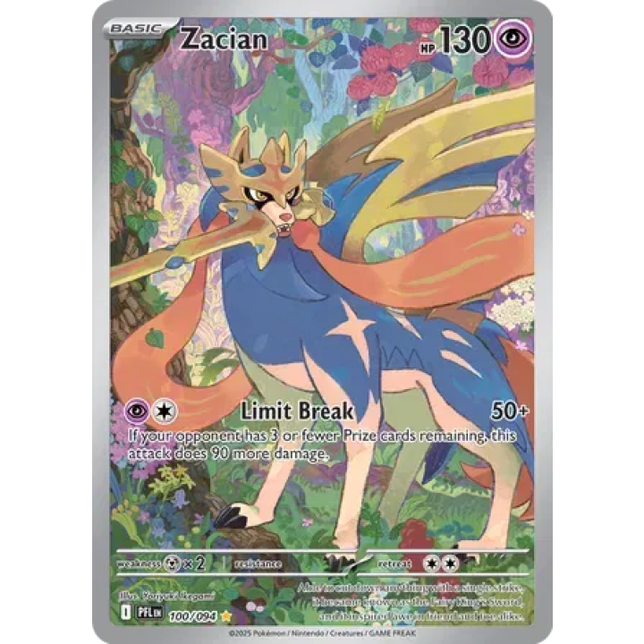 Zacian 100/094 - Phantasmal Flames - Holofoil