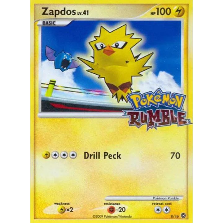 Zapdos Lv.41 8/16 - Rumble - Holofoil
