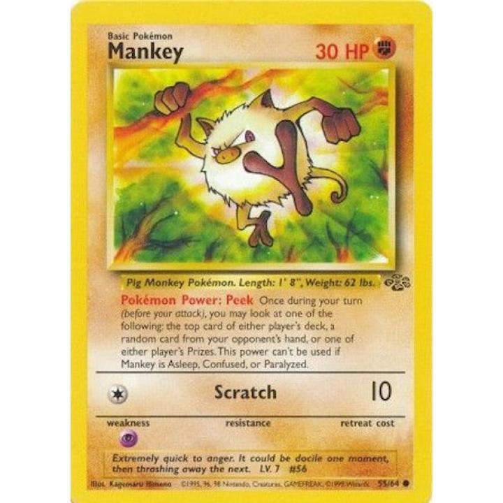 Mankey 55/64 - Jungle (Unlimited) - Normal