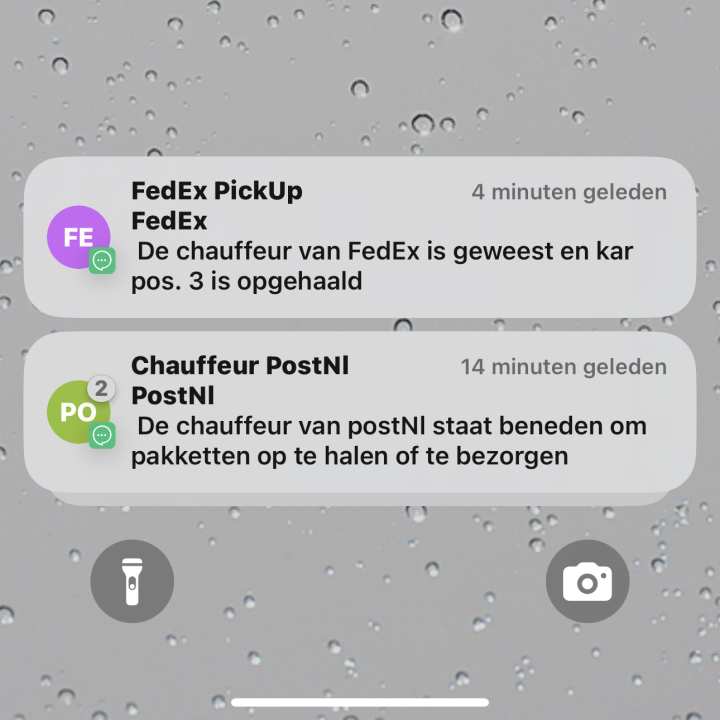 Meldingen webshoplocatie
